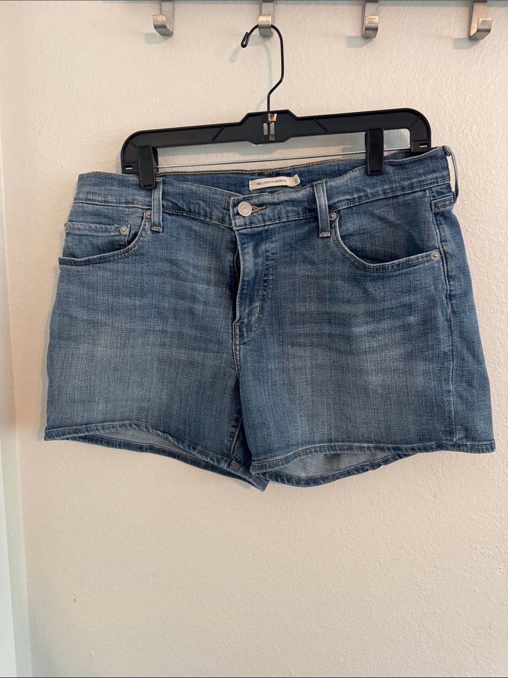 Levi's Light Blue Denim Cutoff Shorts